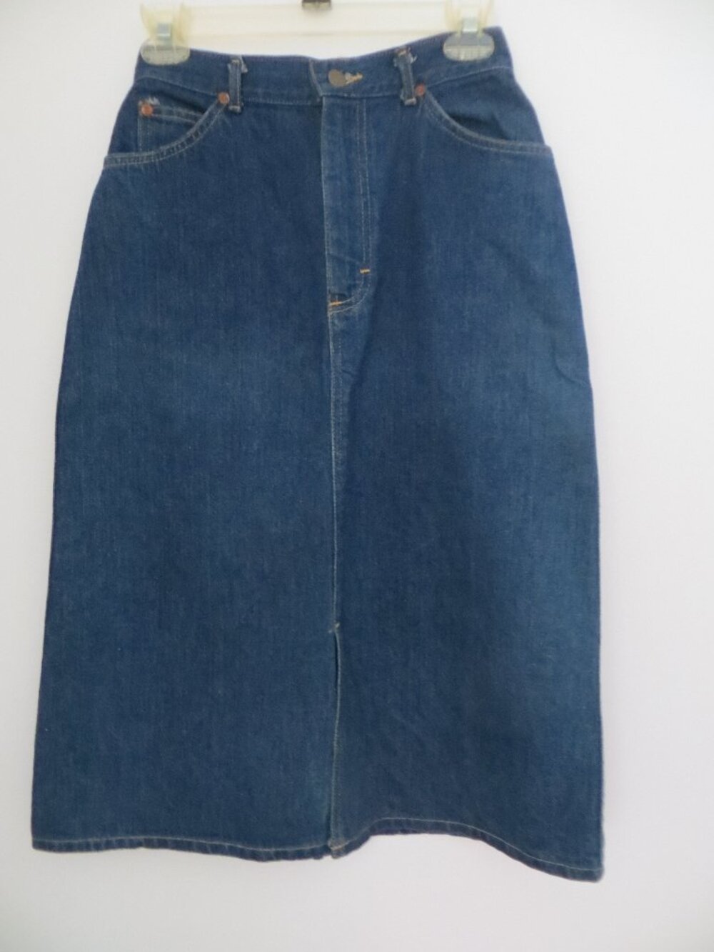 Vintage Women's Lee Demin/Jeans Midi Skirt